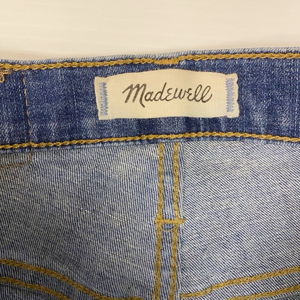 Madewell Jeans Size 26 Blue 10" High-Rise Skinny Crop Drop Step-Hem Edition - Picture 9 of 15
